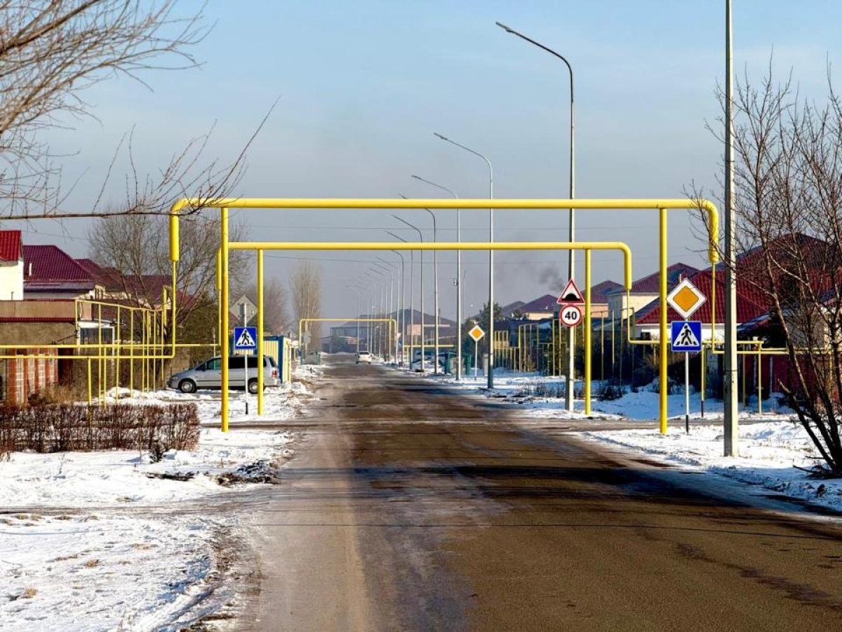 Половина частного сектора столицы обеспечена газом