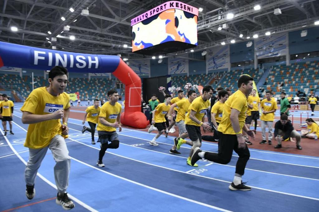 ALL IN SPORT: молодежный забег с препятствиями прошел в Астане