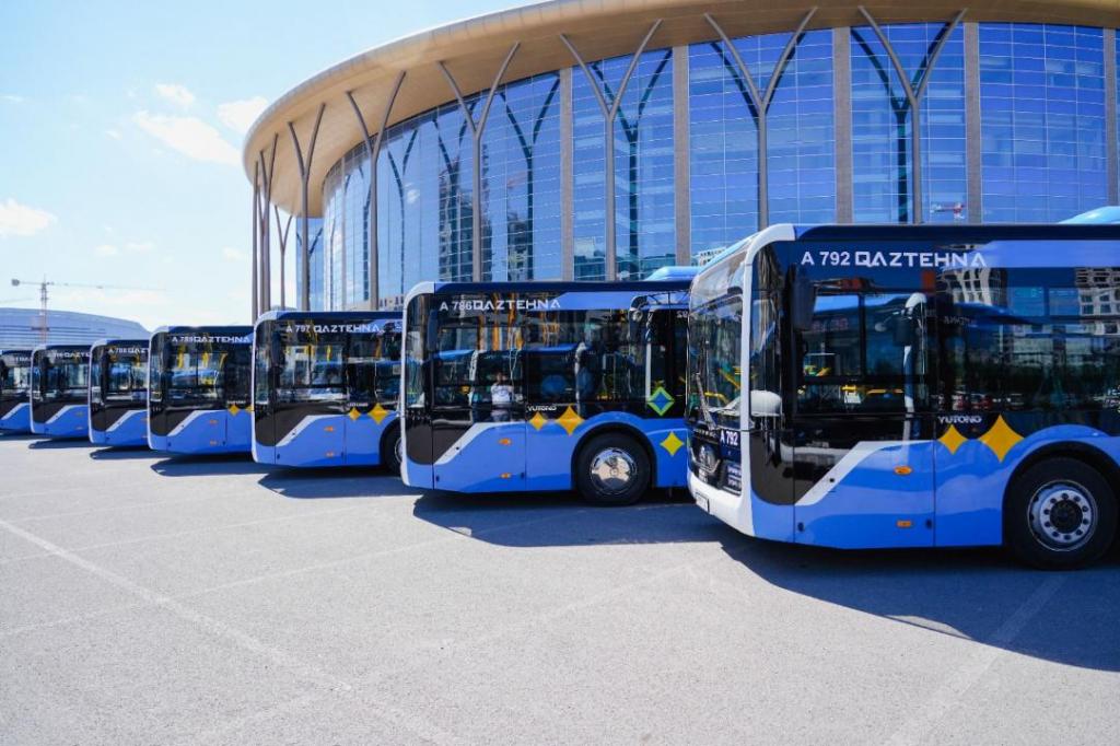 В Астане парк общественного транспорта обновили на 45%