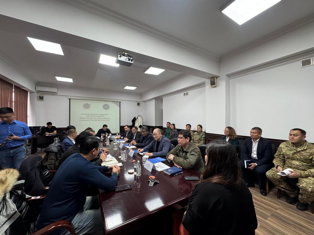 Представители китайской компании «Beidou» посетили объекты ГУ «Казселезащита» МЧС