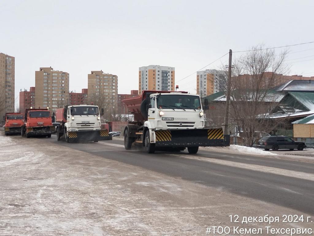 Почти миллион кубометров снега вывезли из Астаны с начала зимнего периода