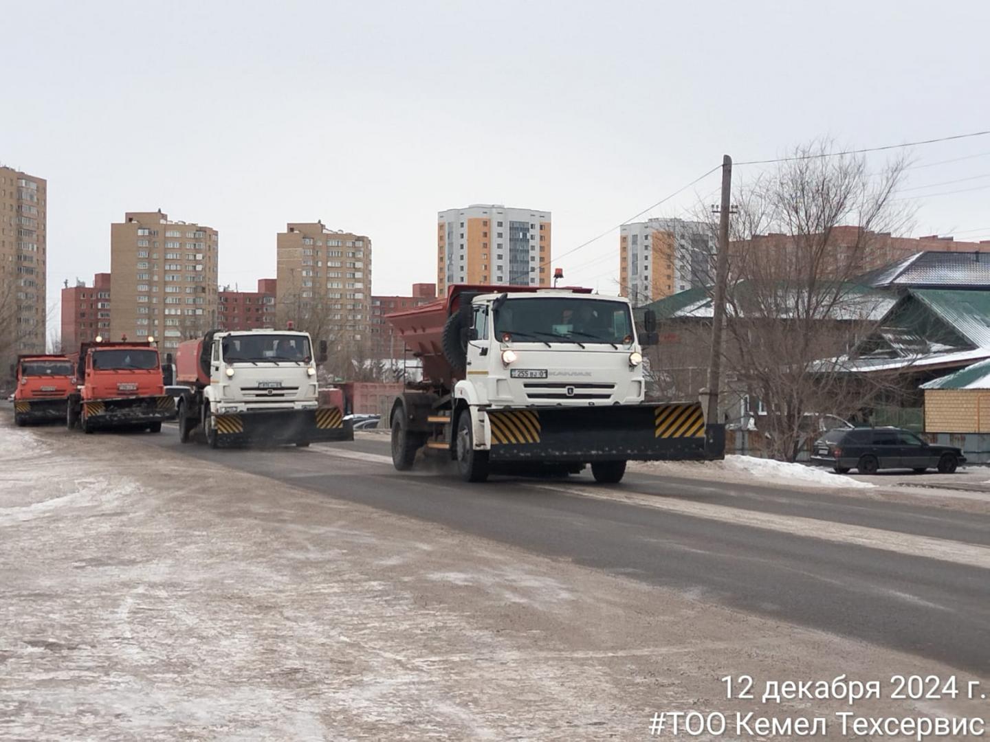 Почти миллион кубометров снега вывезли из Астаны с начала зимнего периода