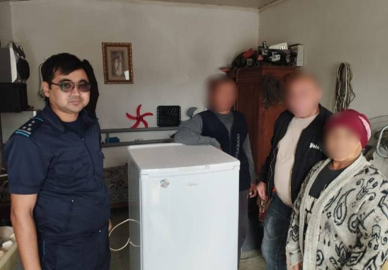 Холодильник у соседей похитил житель Туркестанской области