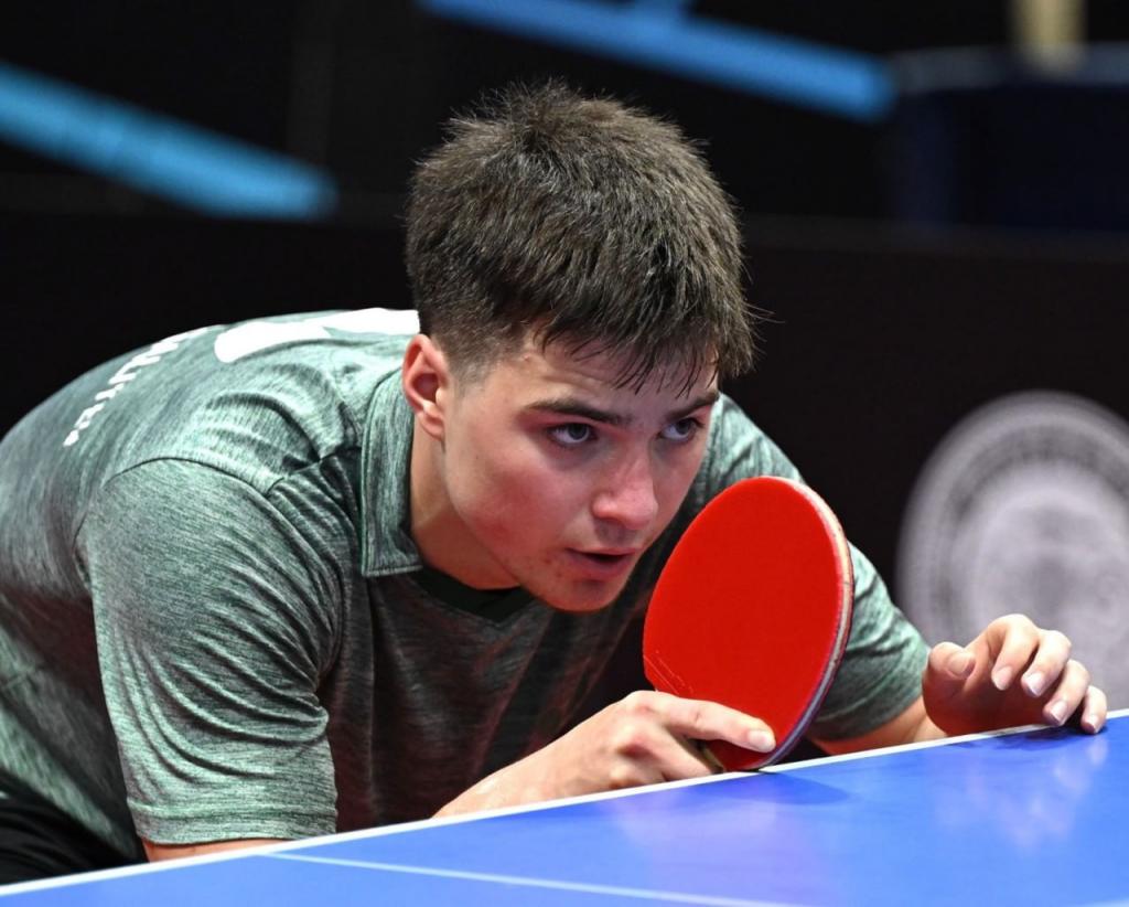 Алан Курмангалиев уступил в 1/4 турнира по настольному теннису WTT Youth Contender в Тунисе