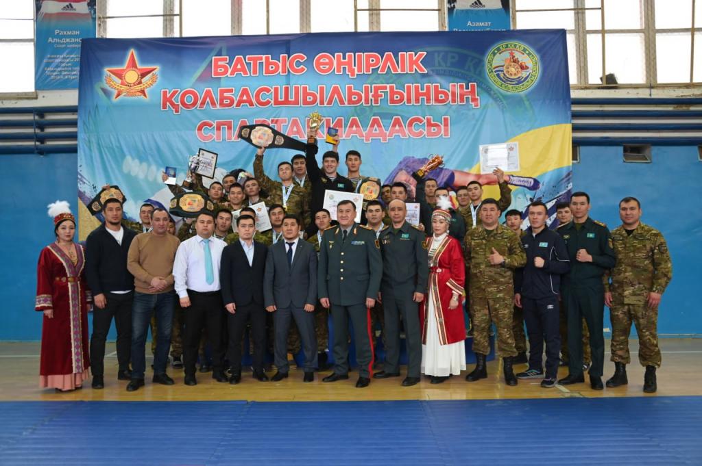В Атырау определили сильнейших балуанов  воинских частей РгК «Запад»