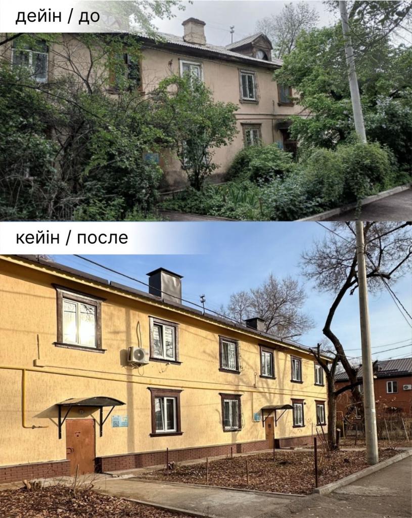 В Алматы в 2024 году обновлены 118 многоквартирных домов и модернизированы лифты в 54 зданиях