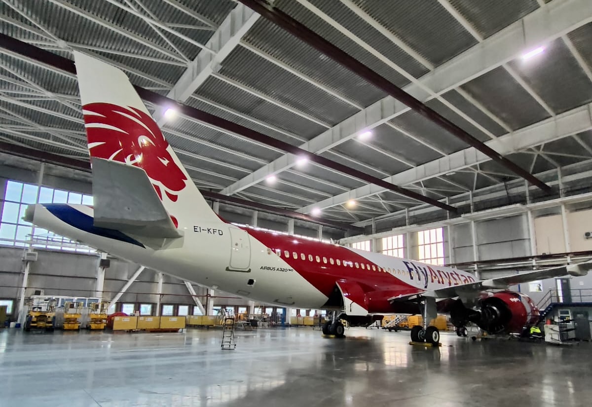 FlyArystan получил новый самолет A320 с завода Airbus в Тулузе