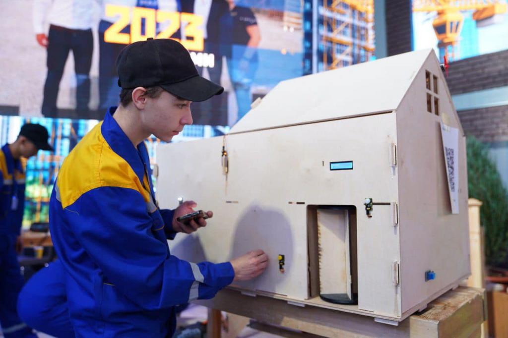 Инновационный макет «умного дома» от студентов Алматинского строительного колледжа