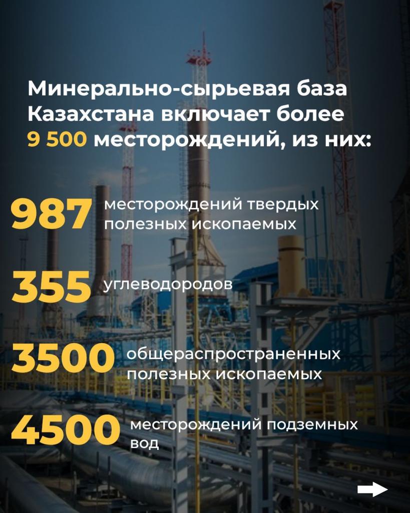 Повышение изученности Казахстана в целях развития отраслей промышленности