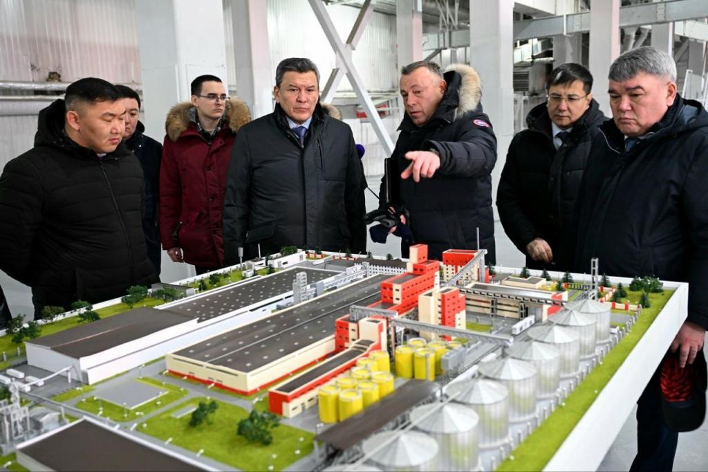 В СКО заработал маслоэкстракционный завод по производству подсолнечного масла