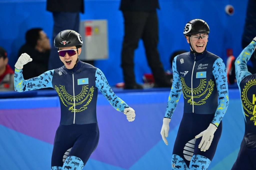 Казахстанские шорт-трекисты — чемпионы Азиатских игр