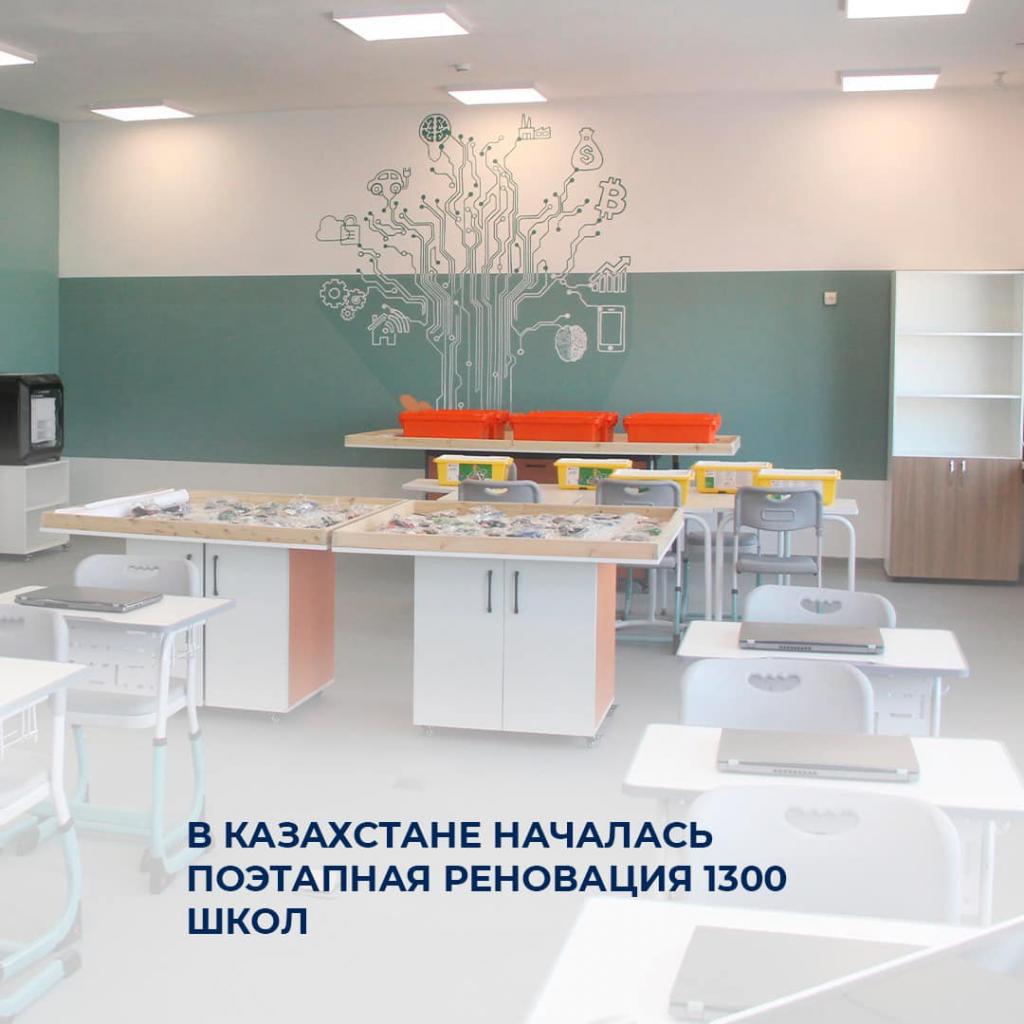 Масштабная реновация школ в Казахстане: ближайшие три года