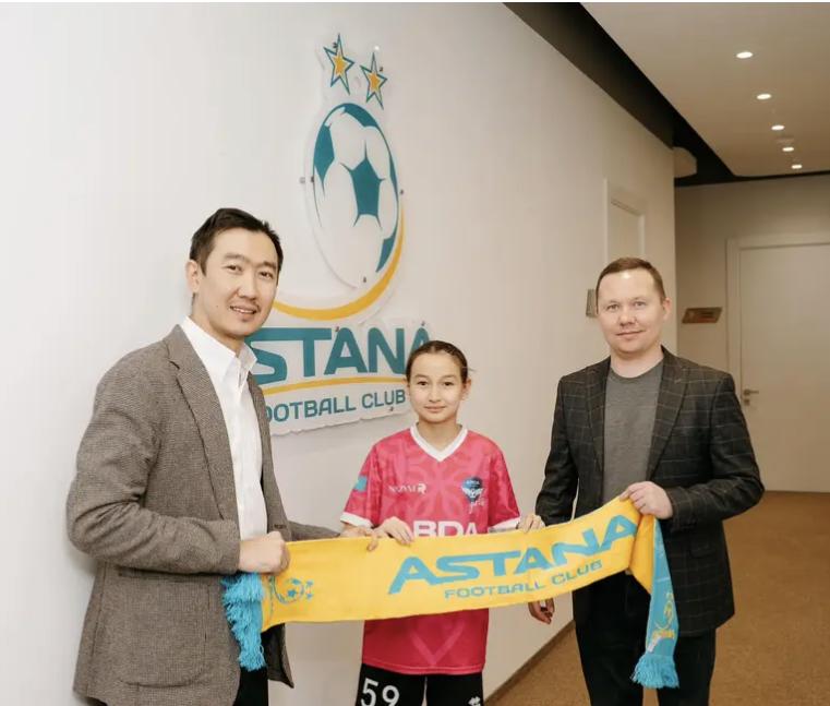 Первый трансфер девочки-футболистки из ARDA Football в ФК “Astana”