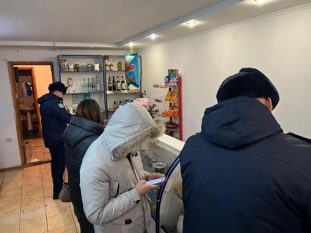«Закон и порядок»: в Астане в ходе рейда проверили торговые места
