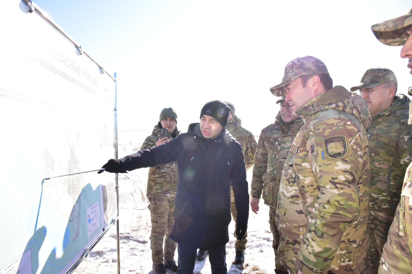 Вице-министр по ЧС проверил паводкоопасные участки Акмолинской области