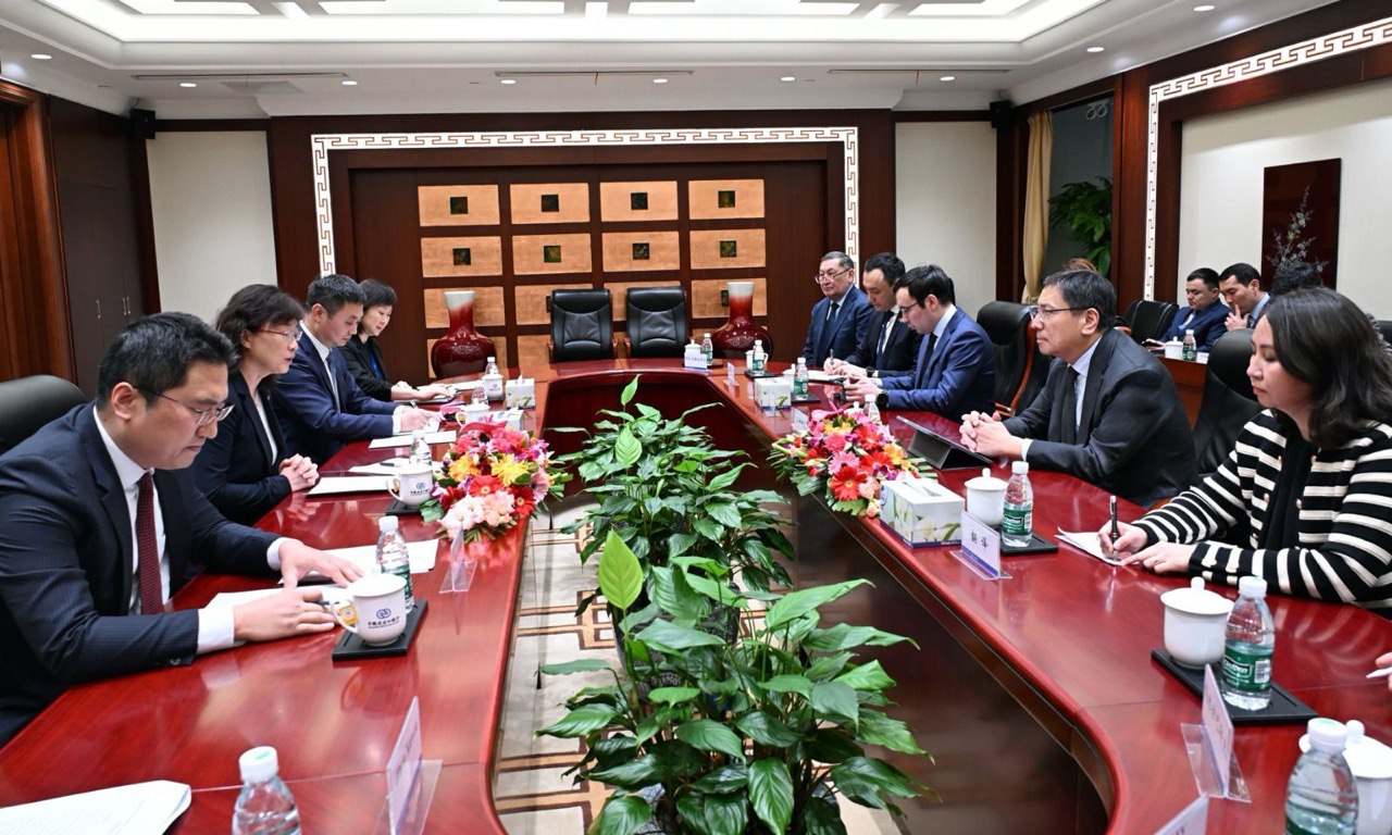Ерболат Досаев встретился с президентом China Exim Bank Ван Чуньин по вопросам финансирования инфраструктурных проектов