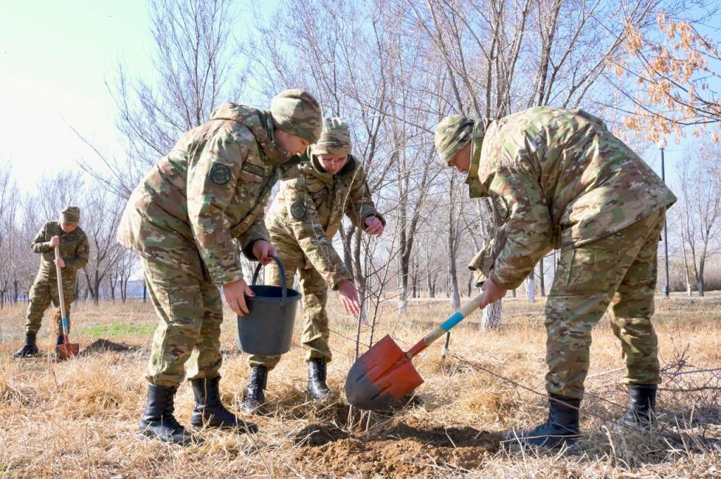 Более тысячи саженцев посадят в военном городке Гвардейского гарнизона