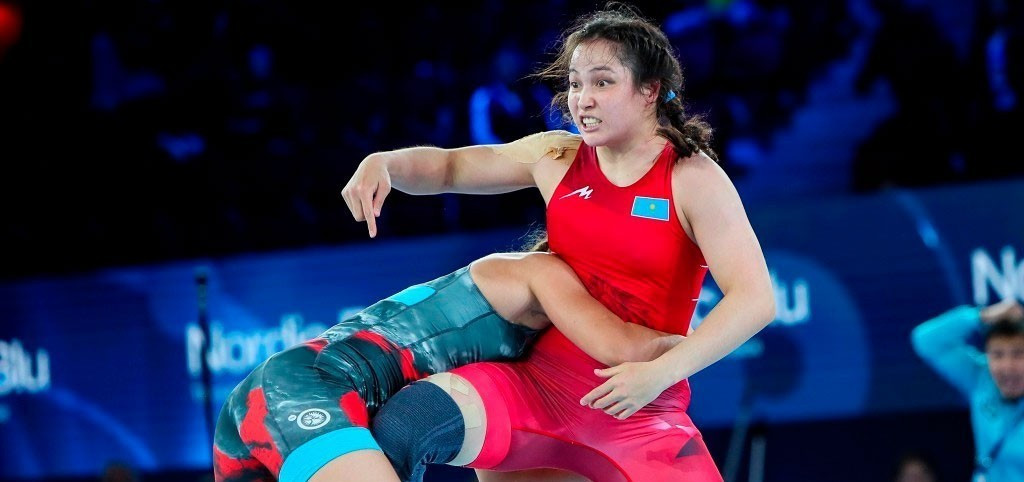 Жамиля Бакбергенова поборется за выход в финал чемпионата Азии по женской борьбе