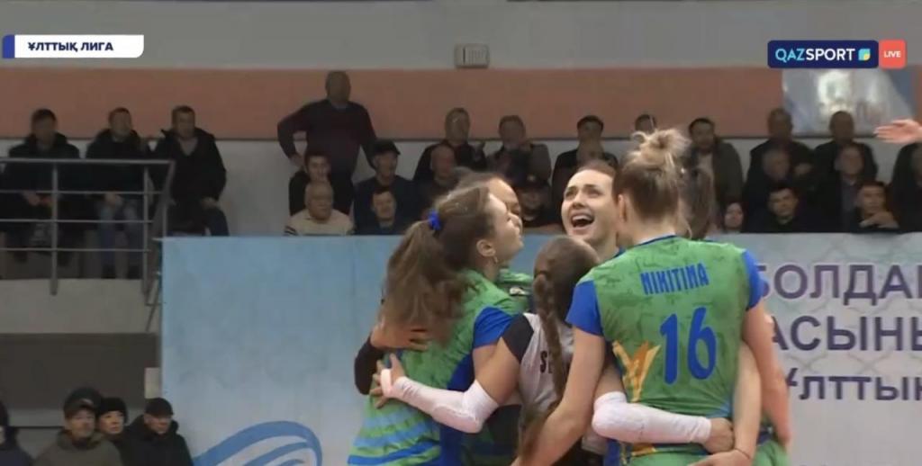 Женская волейбольная команда «Жетісу» стала 9-кратным чемпионом Казахстана