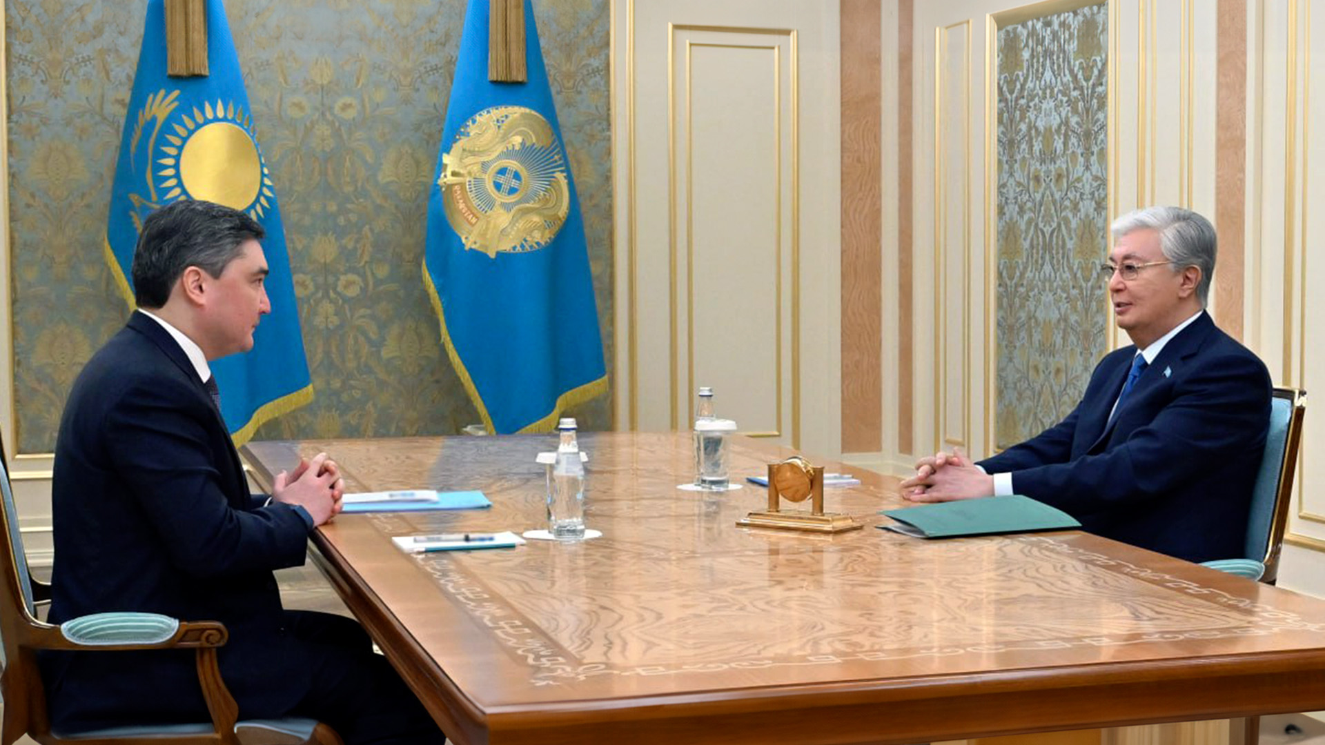 Глава государства принял Премьер-министра Олжаса Бектенова