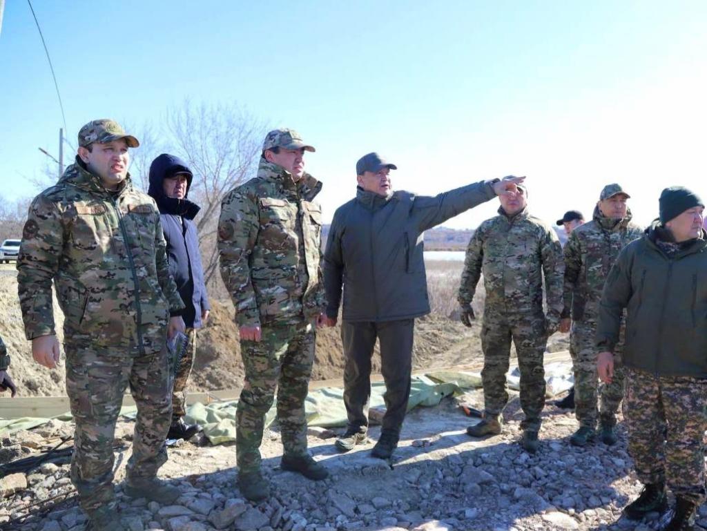Глава МЧС проверил противопаводковые меры в СКО