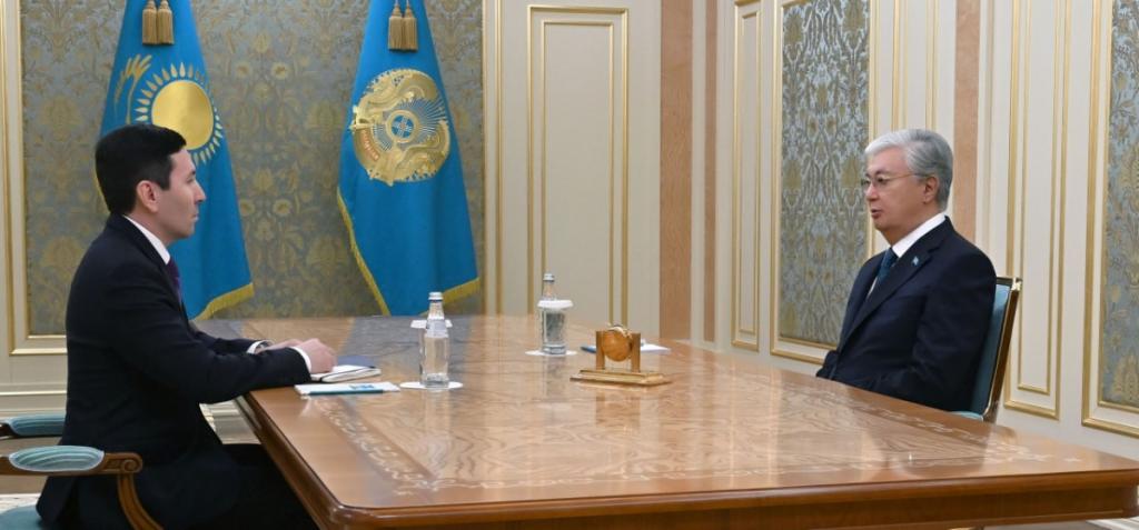 Президент Касым-Жомарт Токаев принял председателя правления АО «Самрук-Қазына» Нурлана Жакупова