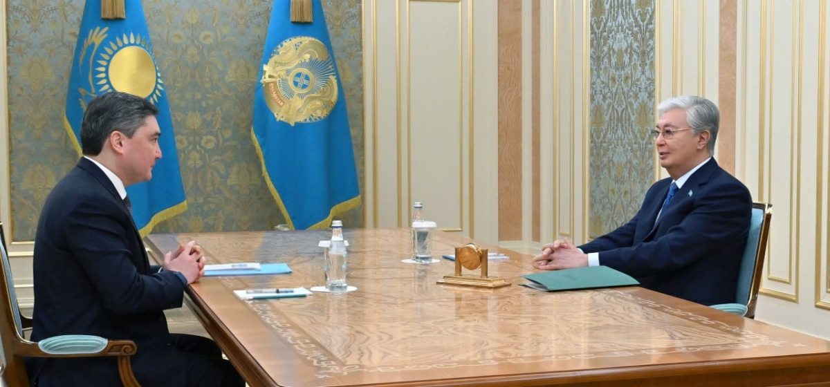 Глава государства принял Премьер-министра Олжаса Бектенова