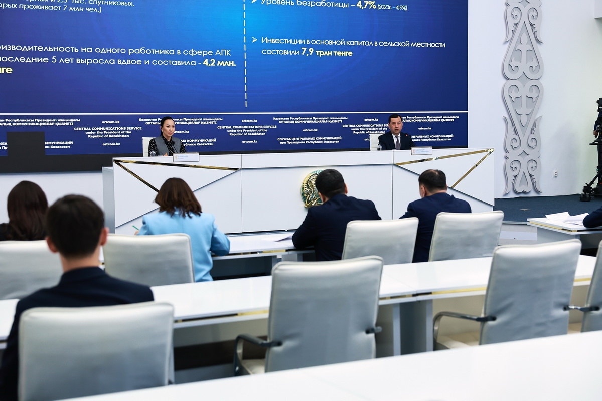 Инвестиции в основной капитал в сельской местности составили почти 8 трлн тенге в прошлом году