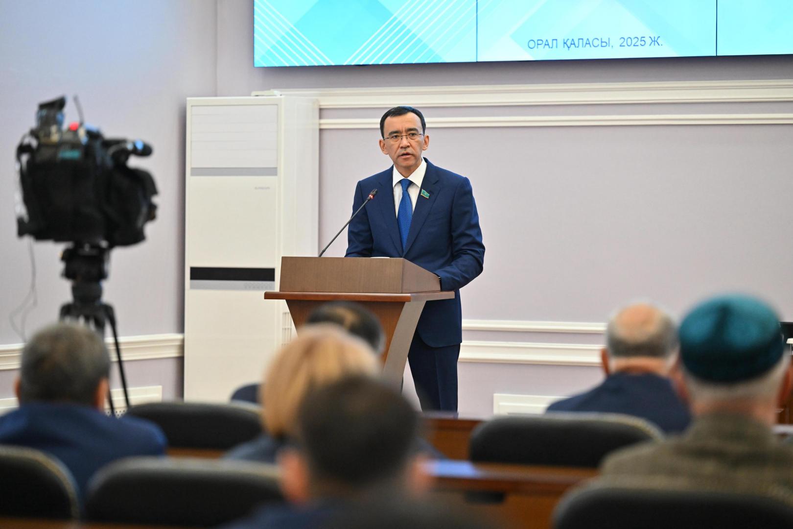 СПИКЕР СЕНАТА ОБСУДИЛ ИТОГИ КУРУЛТАЯ С ЖИТЕЛЯМИ  ЗАПАДНО-КАЗАХСТАНСКОЙ ОБЛАСТИ