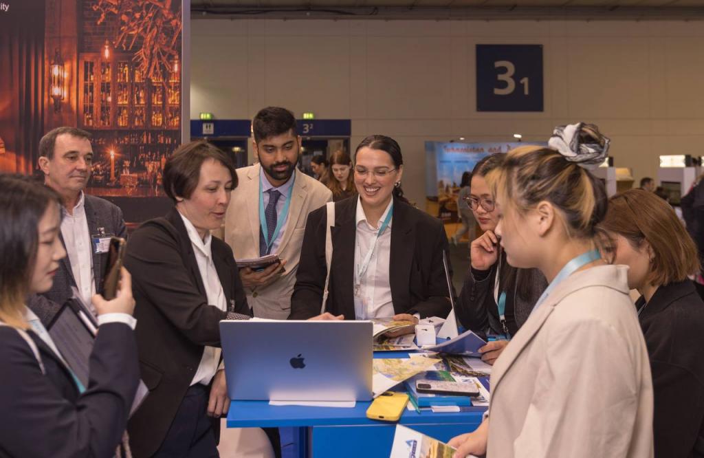 Национальные угощения, асық ату и деловые встречи: второй день ITB Berlin 2025