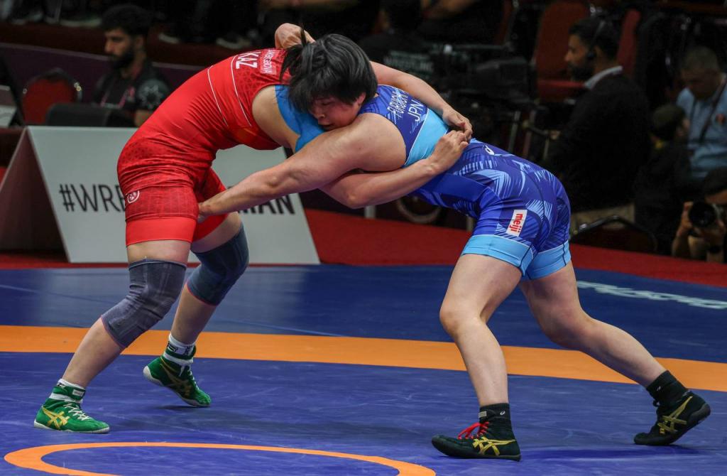 Столичная спортсменка вышла в финал чемпионата Азии по женской борьбе