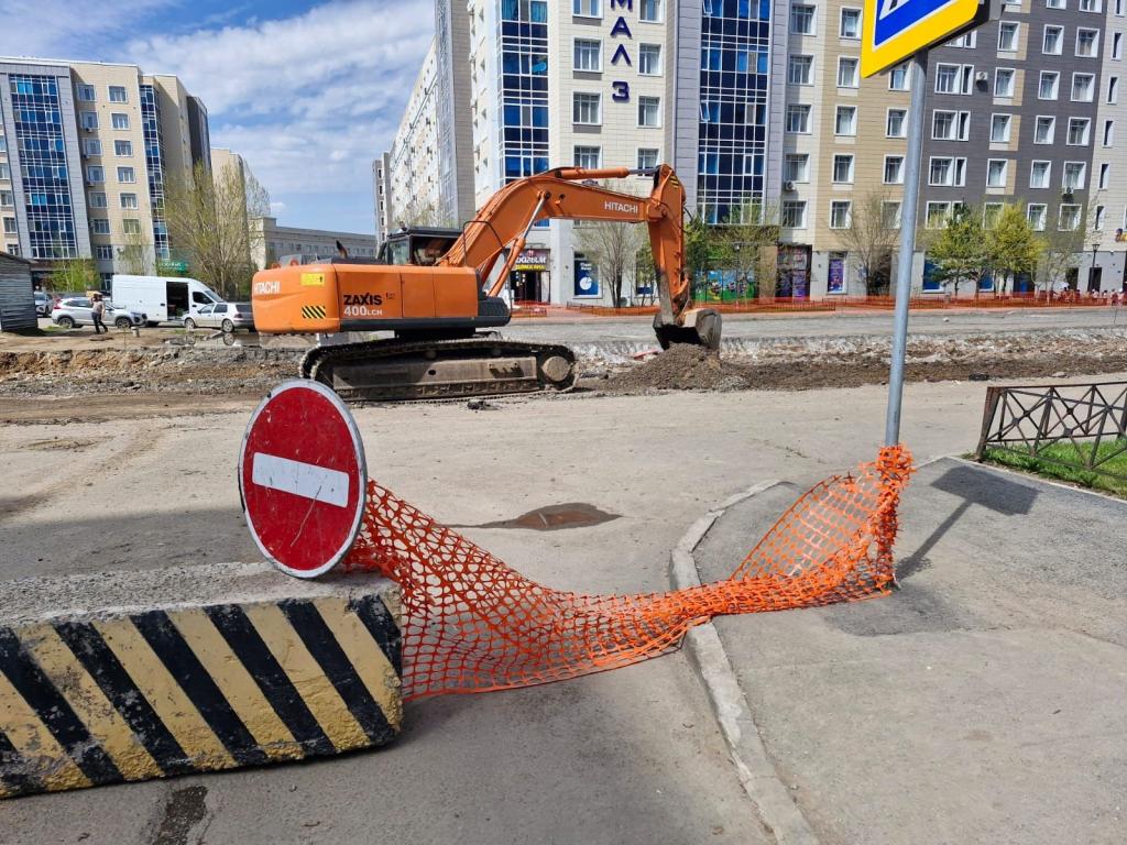 Крупные улицы и развязки строят в Астане