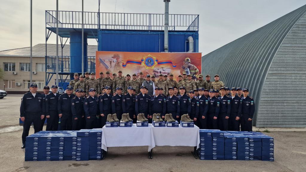 Фонд казахстанских спасателей продолжает поддержку сотрудников МЧС Казахстана