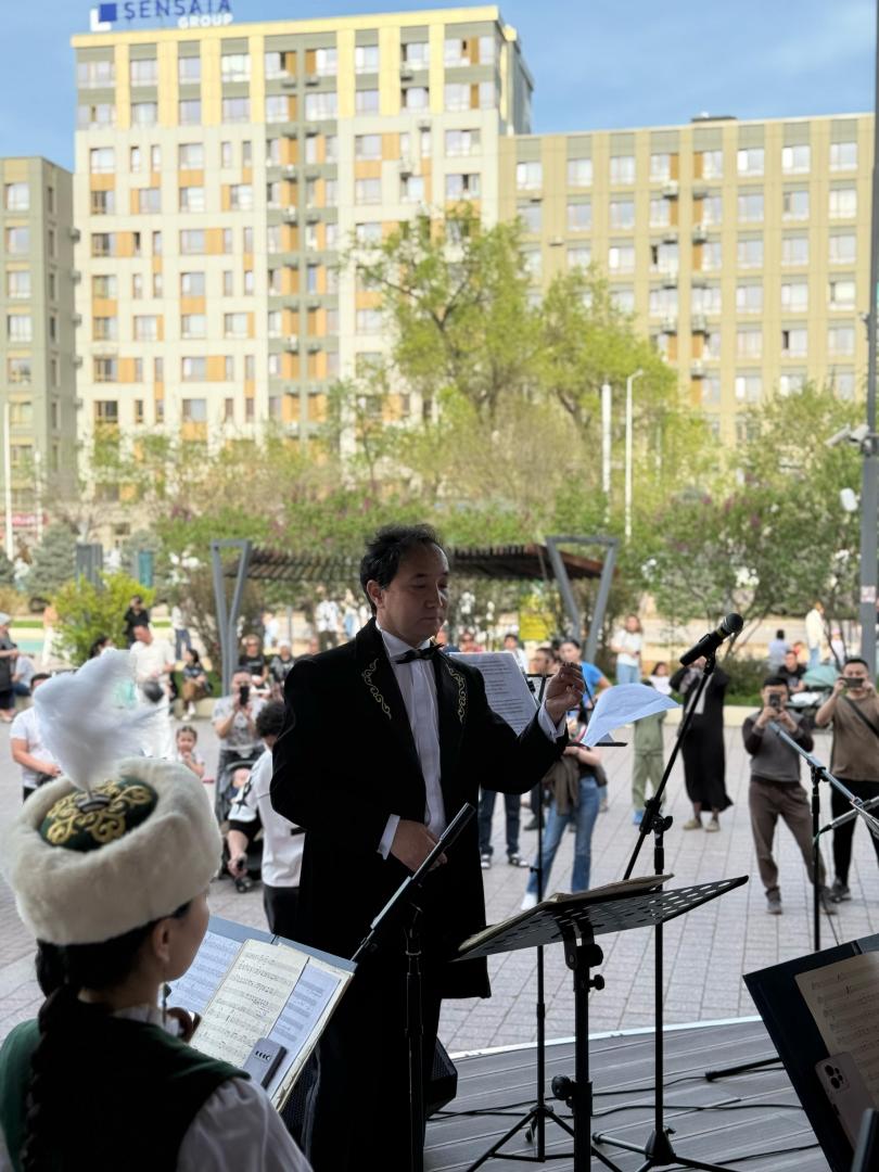Выездной концерт к 100-летию юбилея Нургисы Тлендиева прошел в Алматы