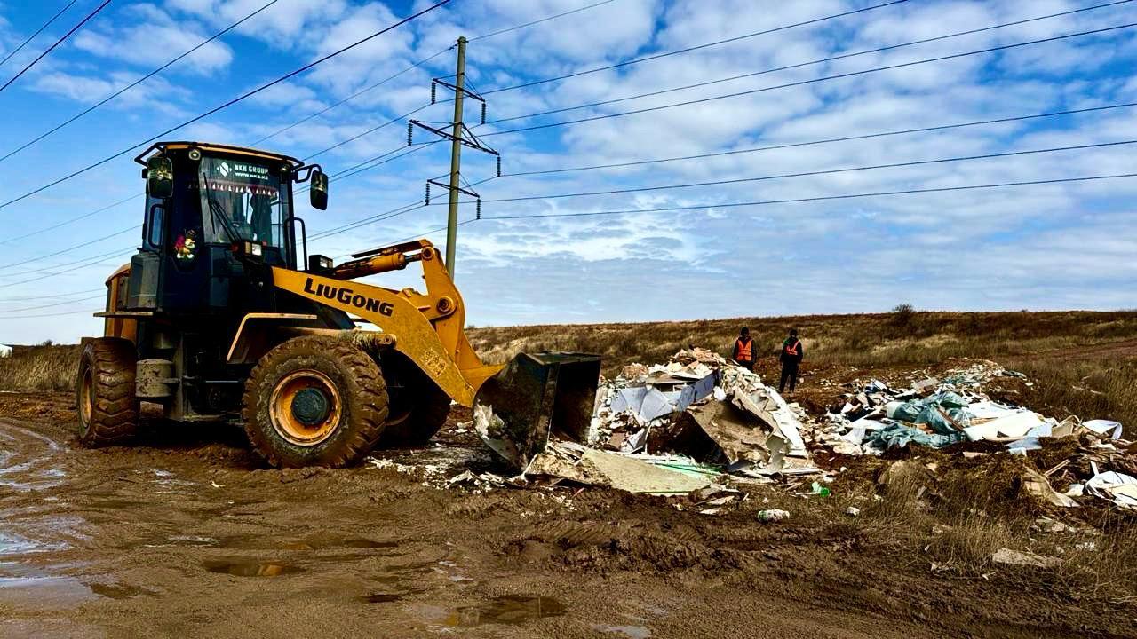 Почти 2,5 тыс. тонн мусора вывезли с несанкционированных свалок в Астане