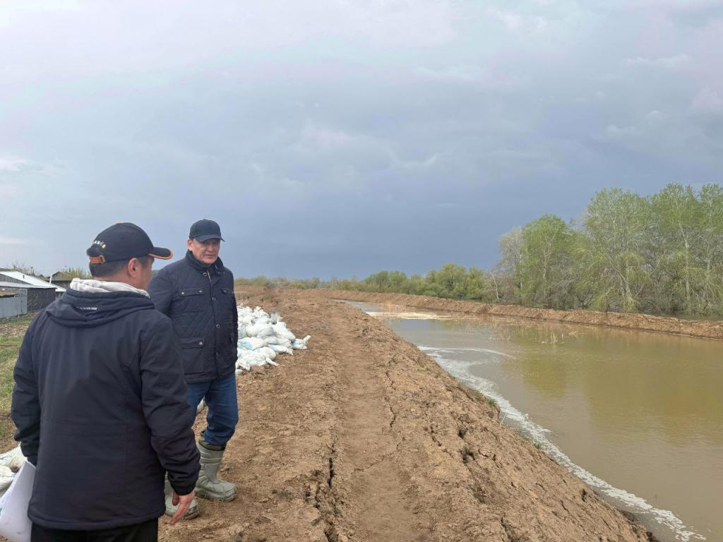 Аким СКО посетил село Большая Малышка