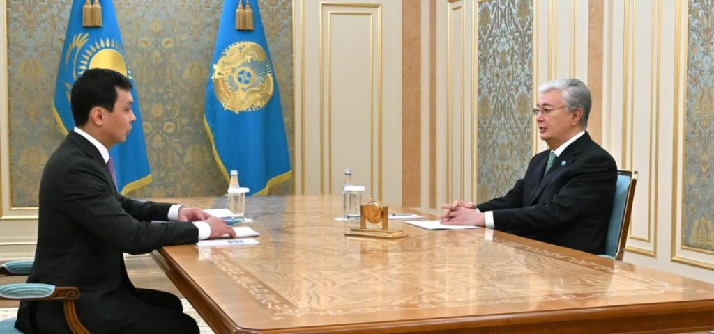 Глава государства принял председателя Агентства по противодействию коррупции Асхата Жумагали