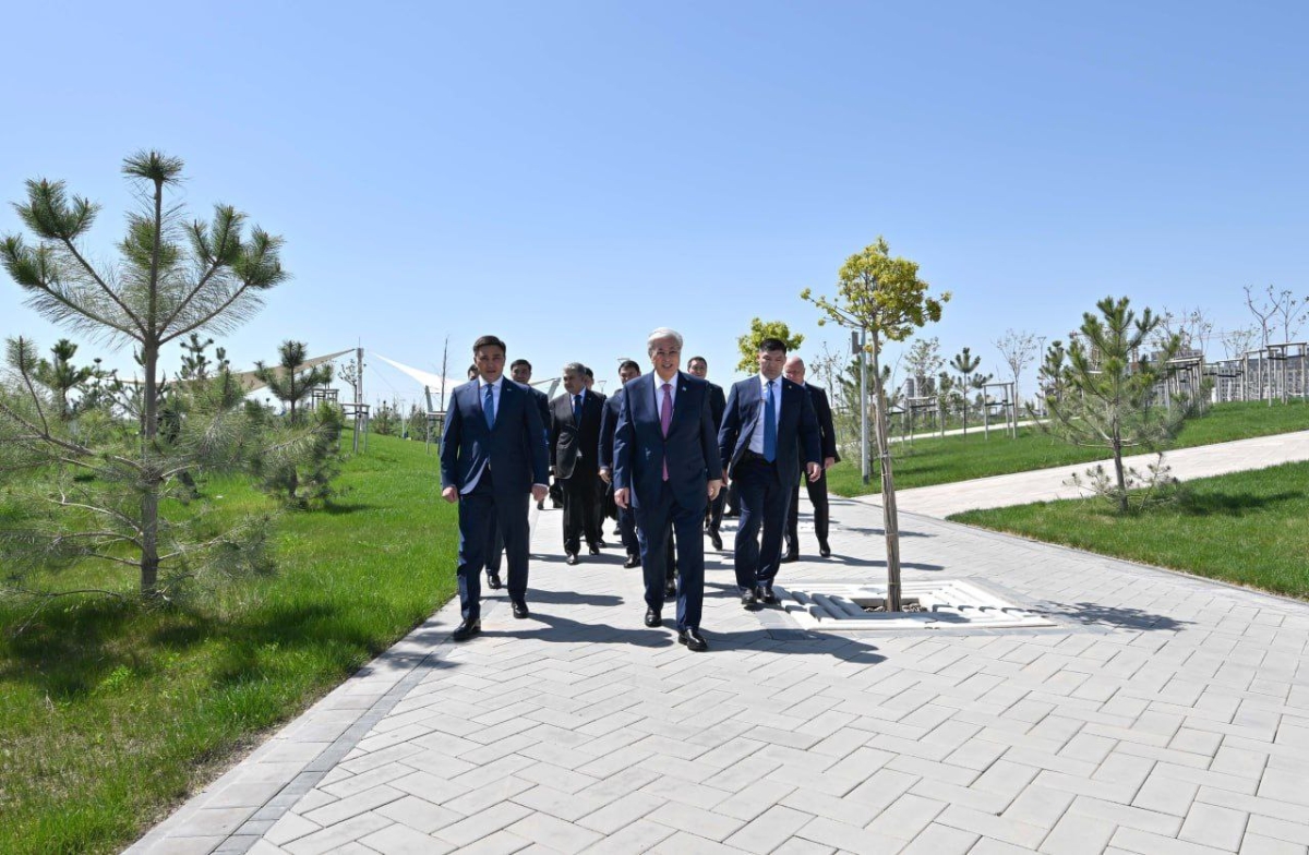 Президент посетил парк Shymkent City