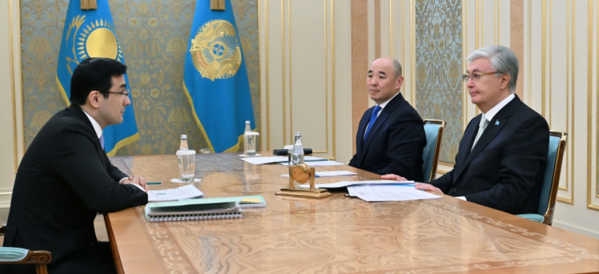Президент Касым-Жомарт Токаев принял председателя правления АО «НУХ «Байтерек» Рустама Карагойшина