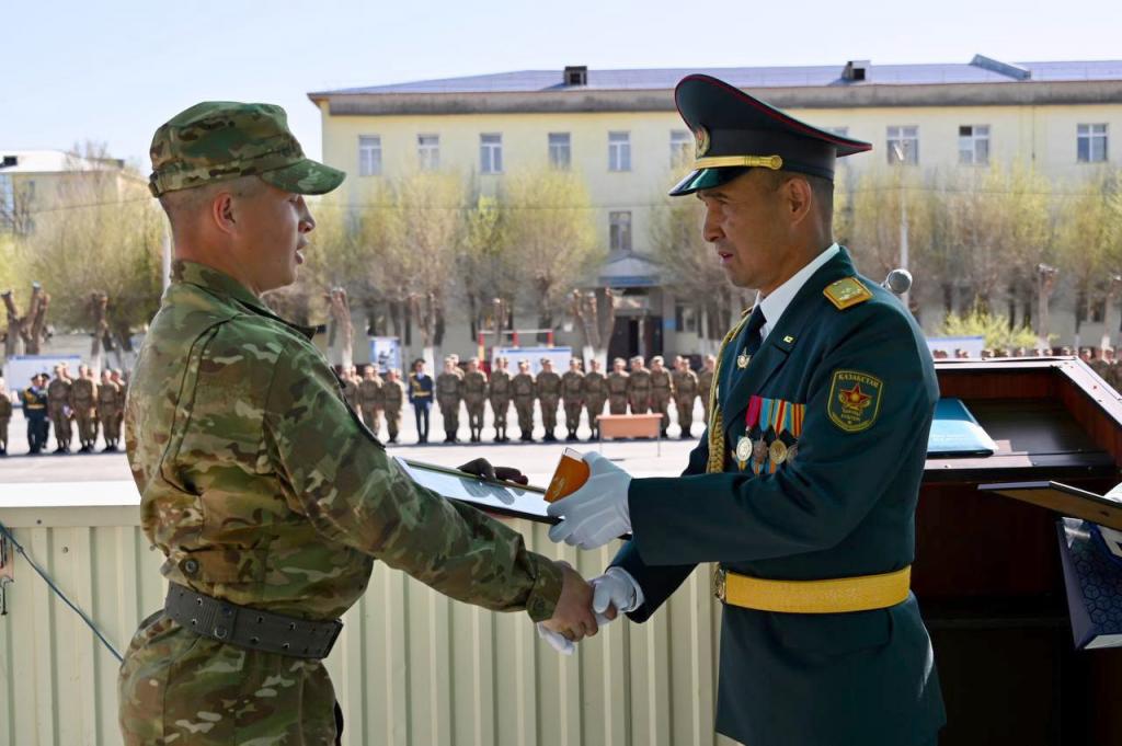 В Гвардейском гарнизоне более семисот солдат освоили военно-учетные специальности