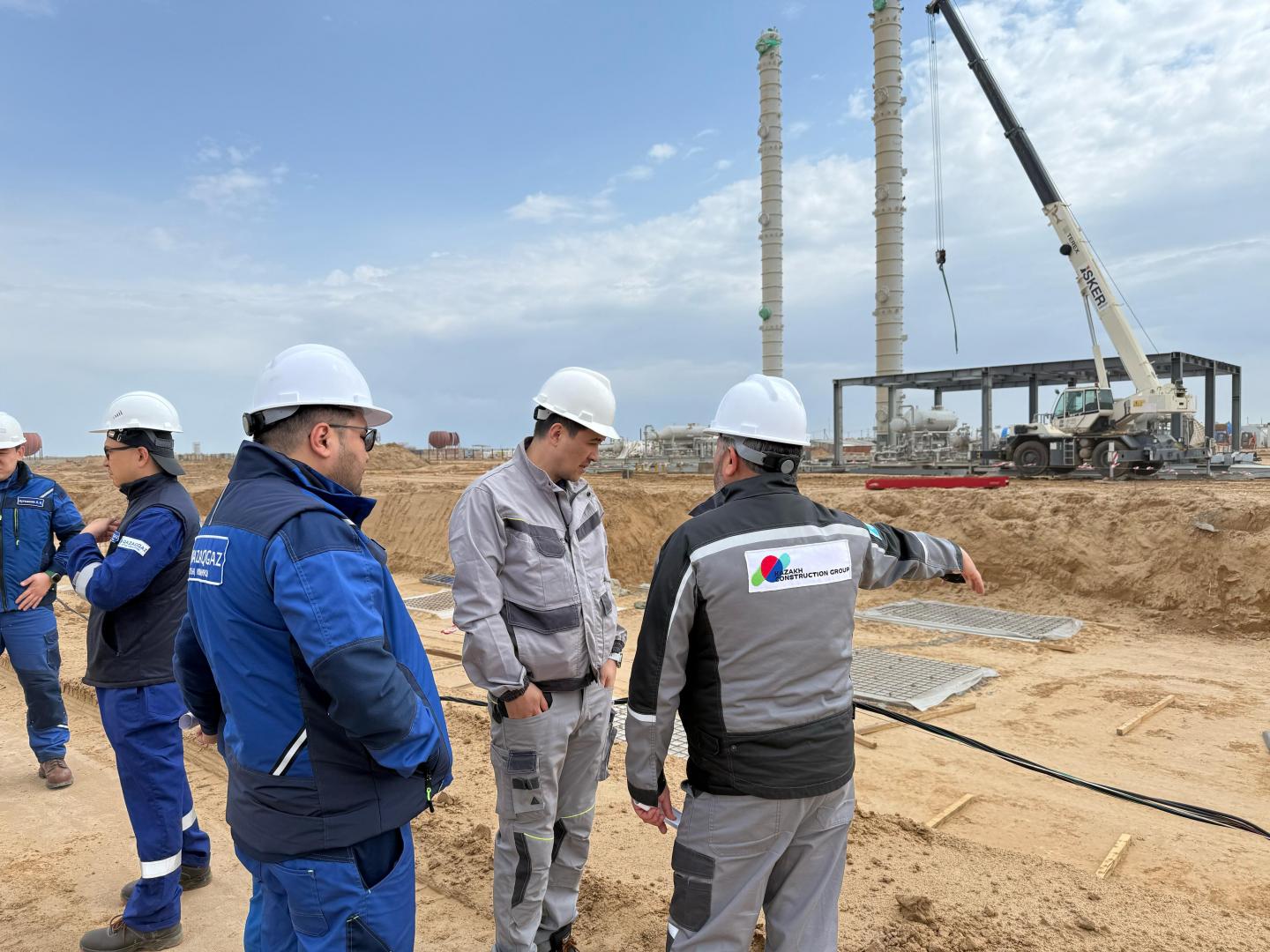 О ходе строительства газоперерабатывающего завода в Казахстане