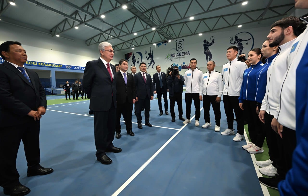 Глава государства посетил спортивный комплекс BS Arena