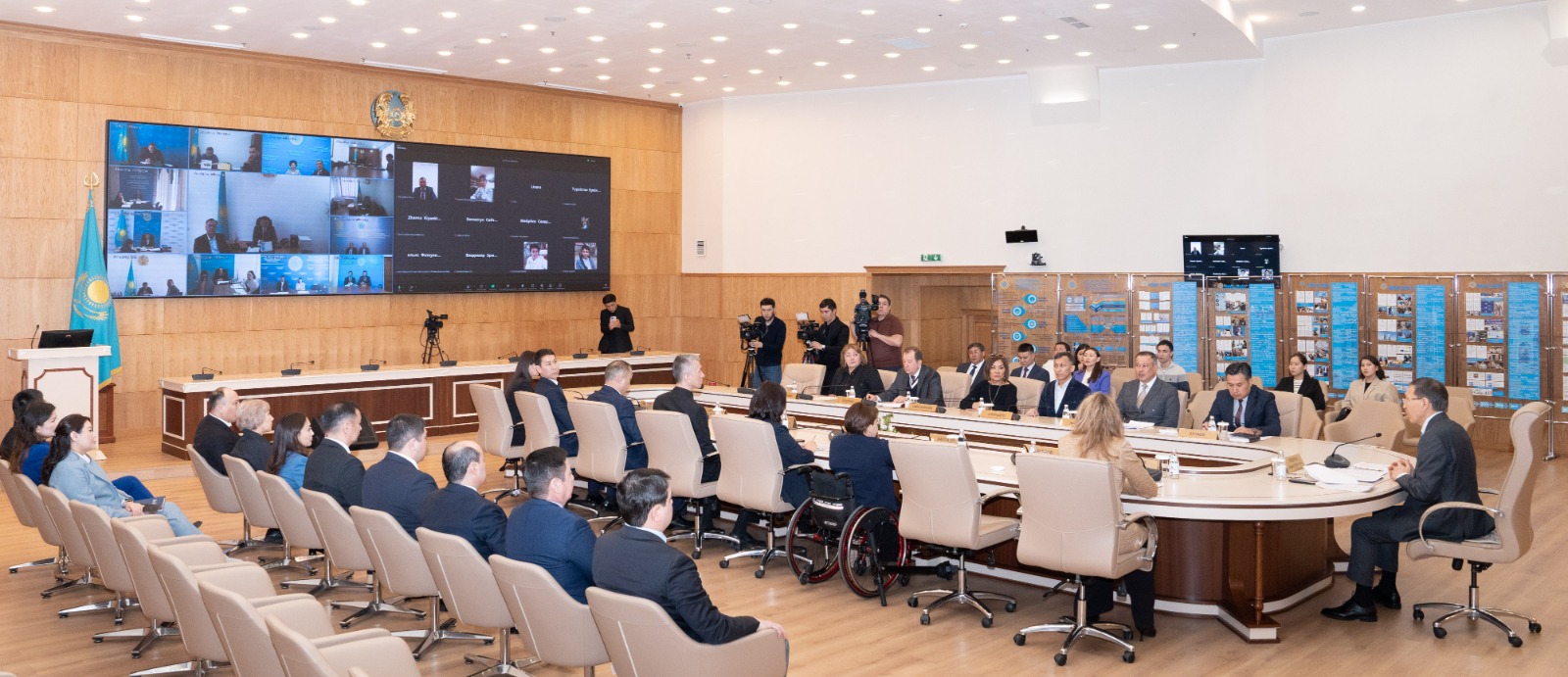 Состоялось заседание Рабочей группы по обеспечению избирательных прав лиц с инвалидностью при ЦИК РК
