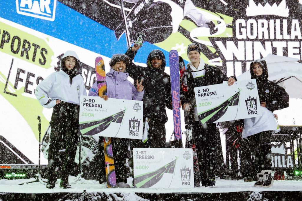 Горы, трюки и музыка: как прошёл фестиваль Gorilla Winter Jungle 8 в Алматы