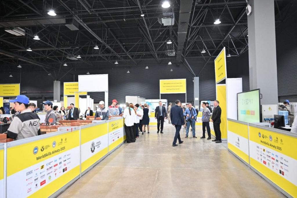 WorldSkills Almaty-2025: более 200 студентов участвуют в чемпионате, направленном на популяризацию рабочих профессий