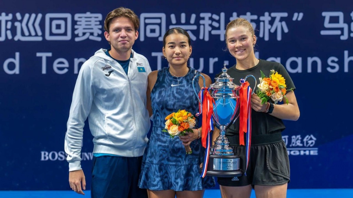 Сандугаш Кенжибаева выиграла теннисный турнир в Китае