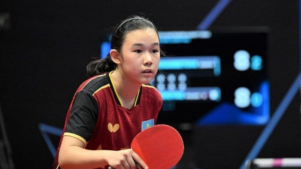 Жания Бекмухамбетова стала третьей на WTT Youth Contender по настольному теннису в Ташкенте