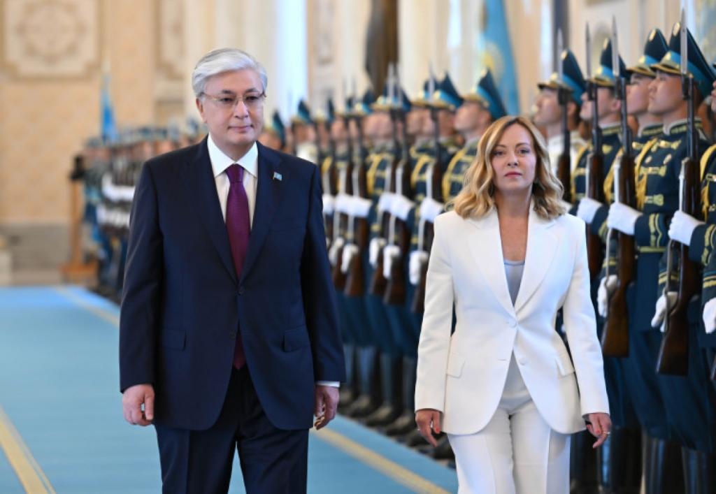 Касым-Жомарт Токаев и Джорджа Мелони провели переговоры