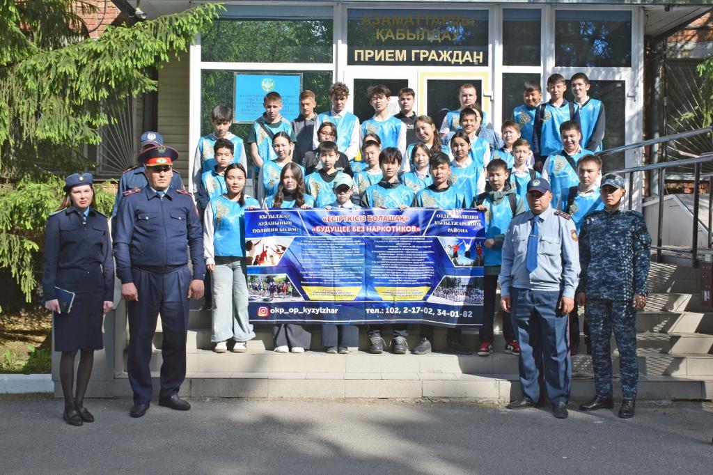 Школьники Кызылжарского района помогают в борьбе с наркограффити