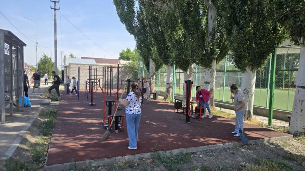 Экологическая акция «Таза Қазақстан» продолжается в Жамбылской области